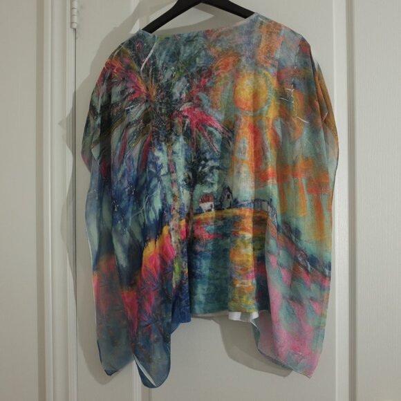 COPY - leoma lovegrove colourful artistic top size XXL - Picture 2 of 7
